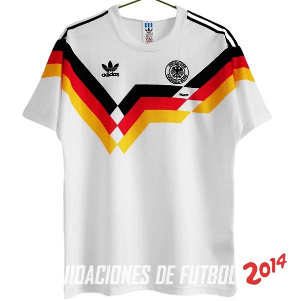 Retro Camiseta De Alemania Primera 1990