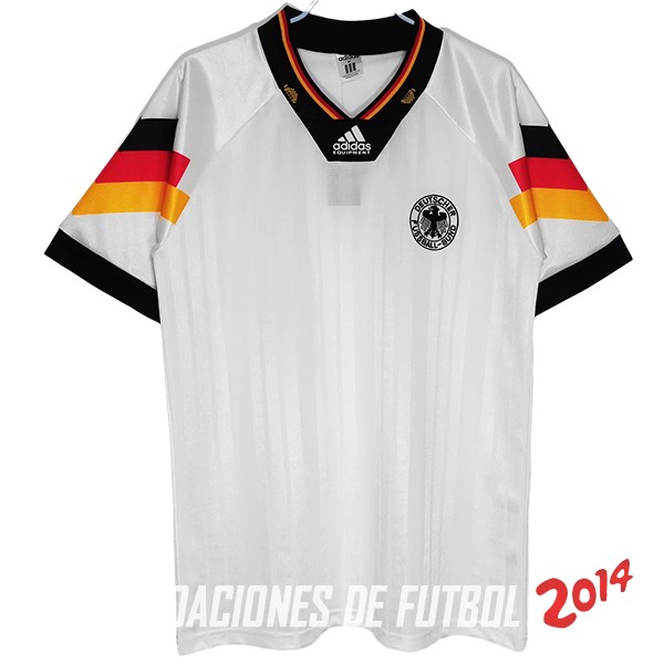 Retro Camiseta De Alemania Primera 1992