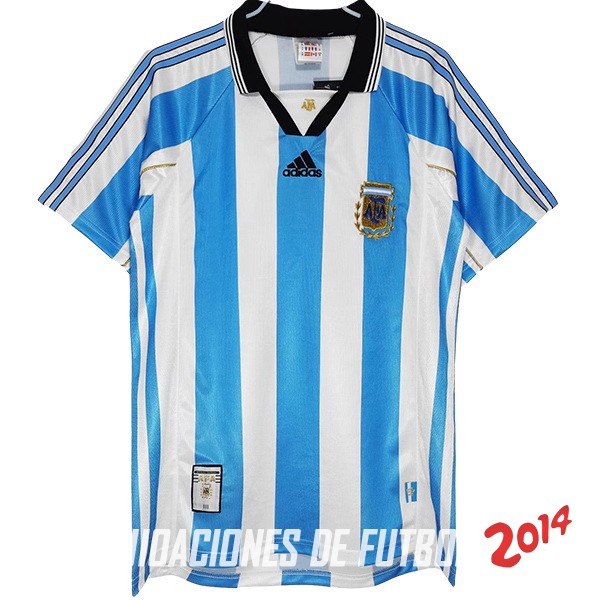 Retro Camiseta De Argentina Primera 1998