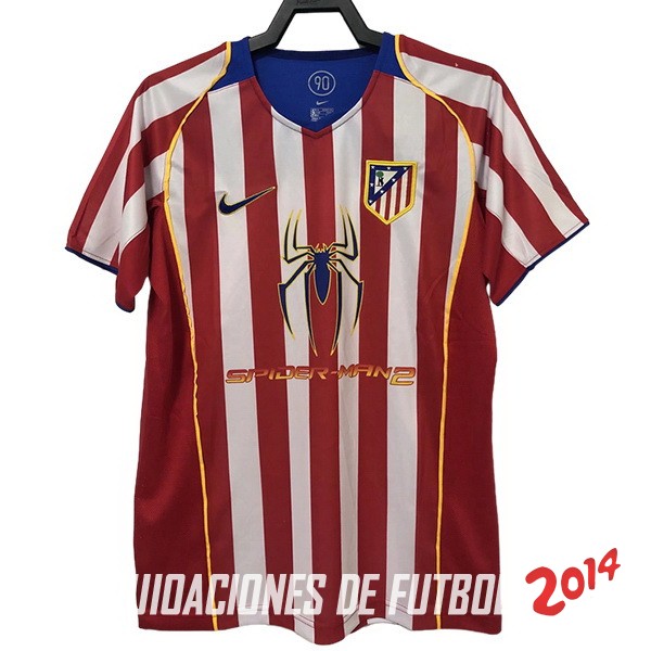 Retro Camiseta De Atlético Madrid Primera 2004