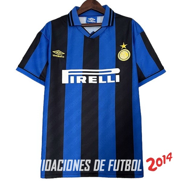 Retro Camiseta De Inter Milán Primera 1995 1996