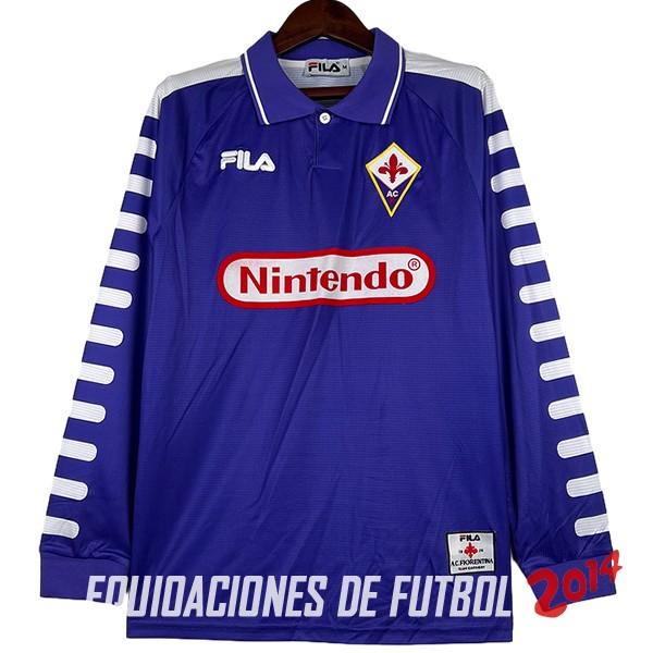 Retro Camiseta De Manga Larga Fiorentina Primera 1998 1999