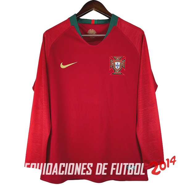 Retro Camiseta De Manga Larga Portugal Primera 2018