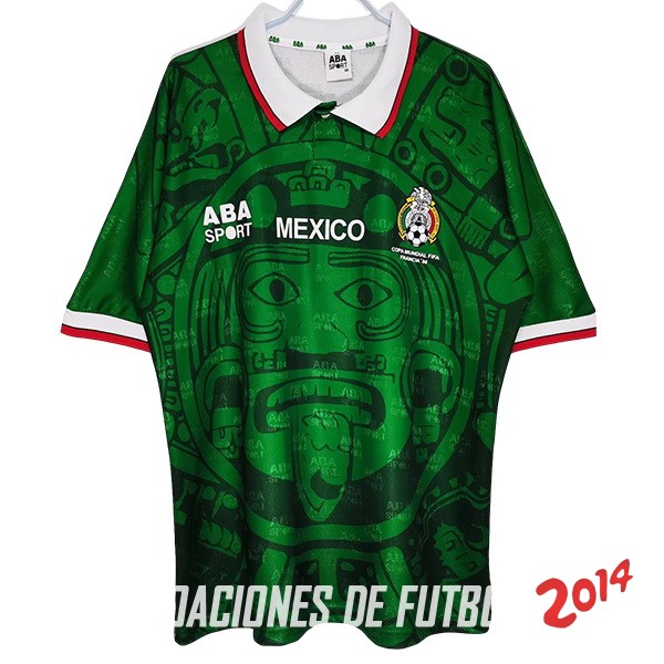 Retro Camiseta De Mexico Primera 1998