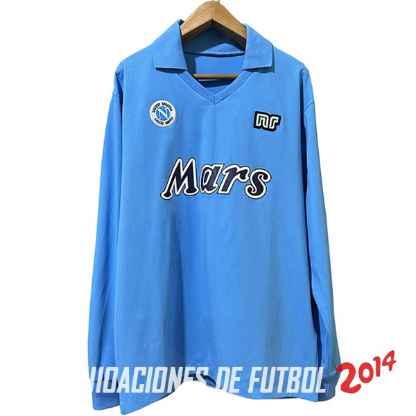 Retro Camiseta De Napoli Primera Manga Larga 1989 1990