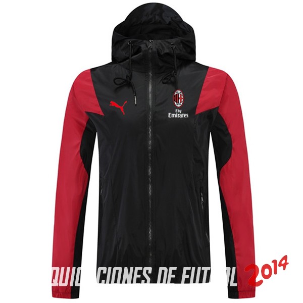 Rompevientos AC Milan 2023/2024 Negro Rojo