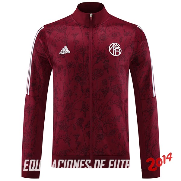 Ropa Deportiva Con Cremallera Larga Bayern Múnich 2023/2024 Borgona