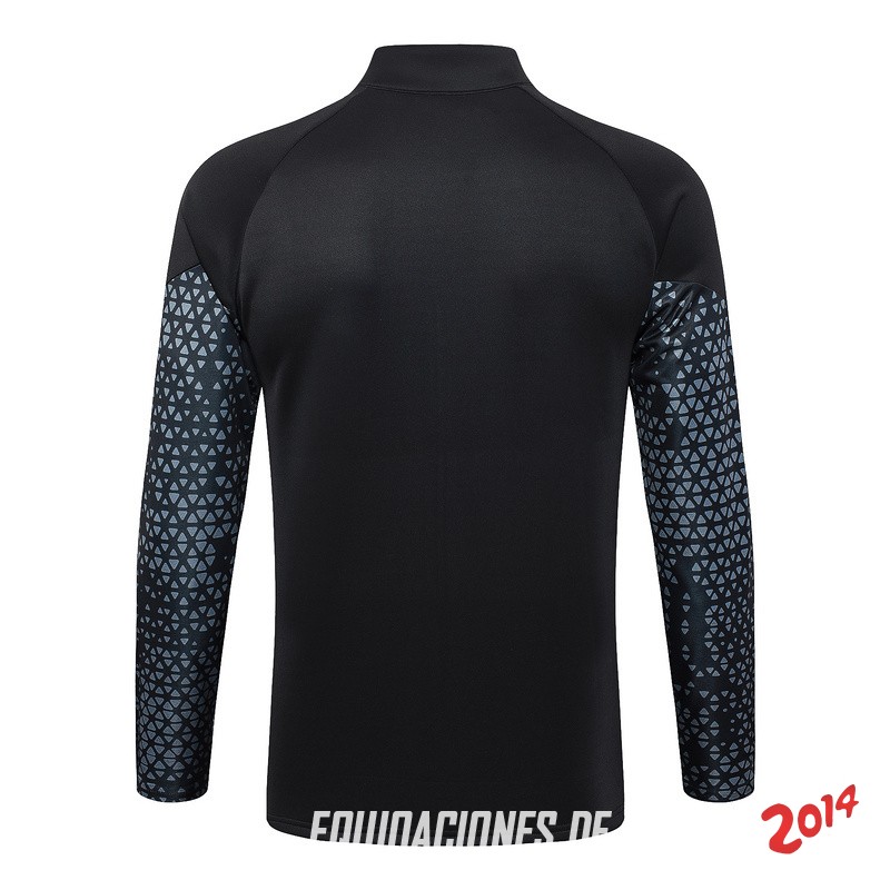Ropa Deportiva Con Cremallera Larga Borussia Dortmund 2023/2024 Negro Gris