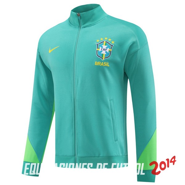 Ropa Deportiva Con Cremallera Larga Brasil 2023 I Verde