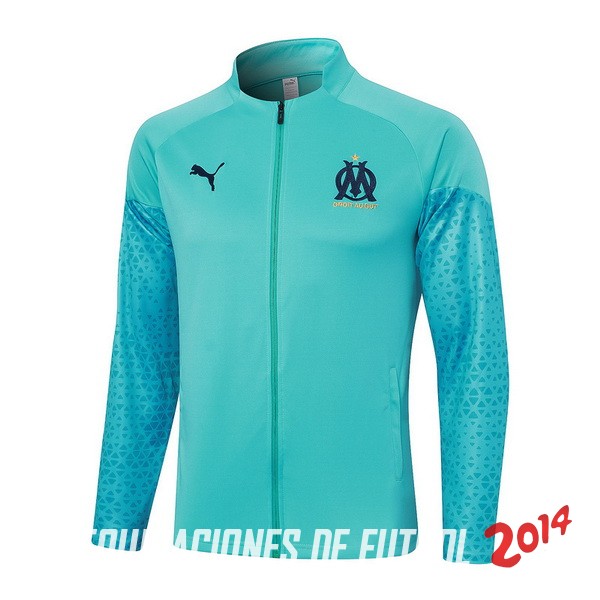 Ropa Deportiva Con Cremallera Larga Marsella 2023/2024 Verde Azul