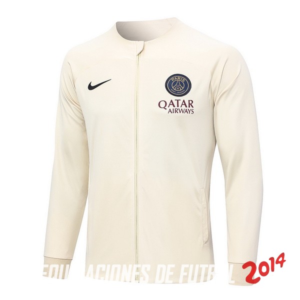 Ropa Deportiva Con Cremallera Larga Paris Saint Germain 2023/2024 Amarillo