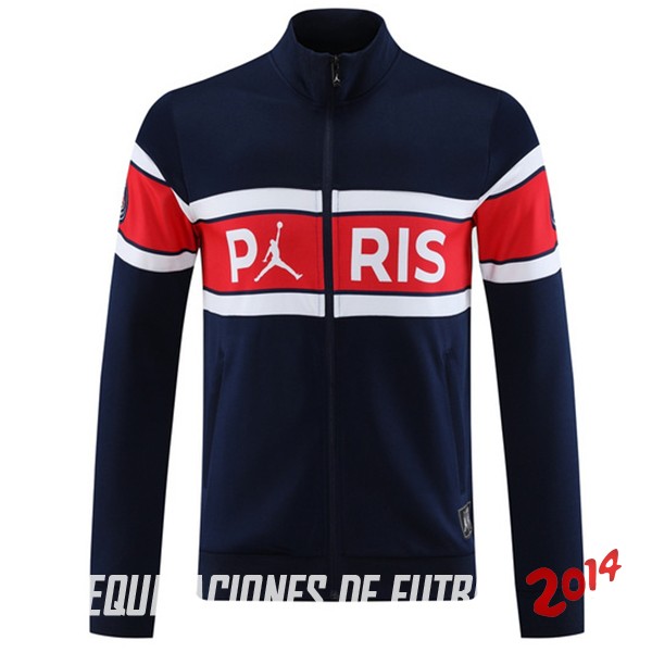 Ropa Deportiva Con Cremallera Larga Paris Saint Germain 2023/2024 Azul Rojo Blanco