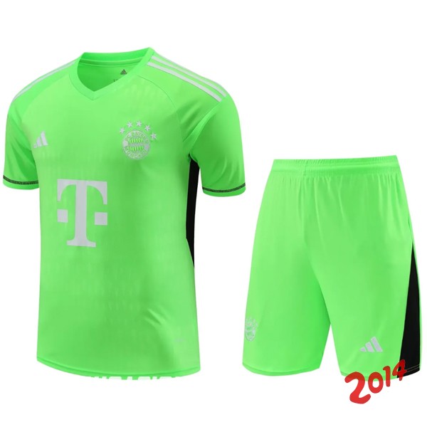 Tailandia Camiseta Del Conjunto Completo Hombre Bayern Múnich Portero 2023/2024 Verde