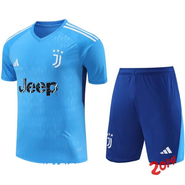 Tailandia Camiseta Del Conjunto Completo Hombre Juventus Portero 2023/2024 Azul