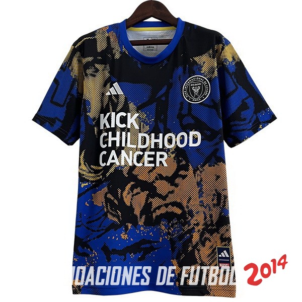 Tailandia Camiseta Del Inter Miami Especial 2023/2024 Azul Amarillo