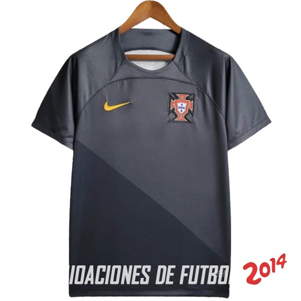 Tailandia Camiseta Del Portugal Especial 2023 Gris Negro