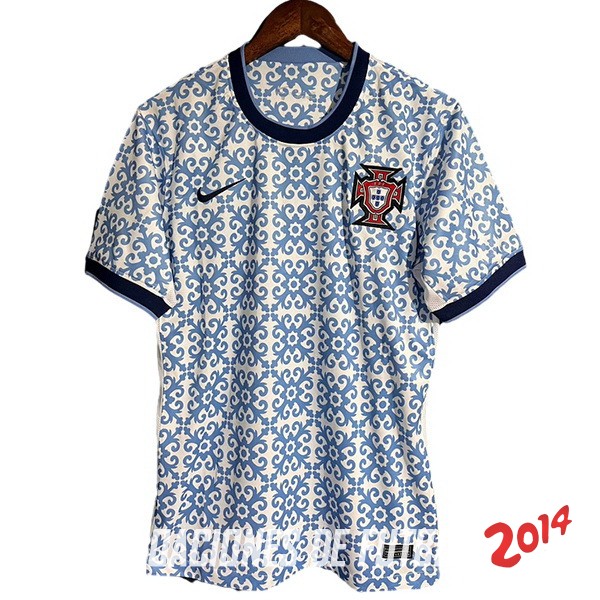 Tailandia Camiseta Del Portugal Previo al partido 2024 Azul