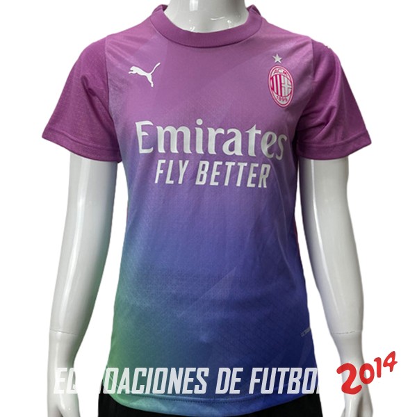 Tailandia Jugadores Camiseta Del AC Milan Nino Tercera 2023/2024