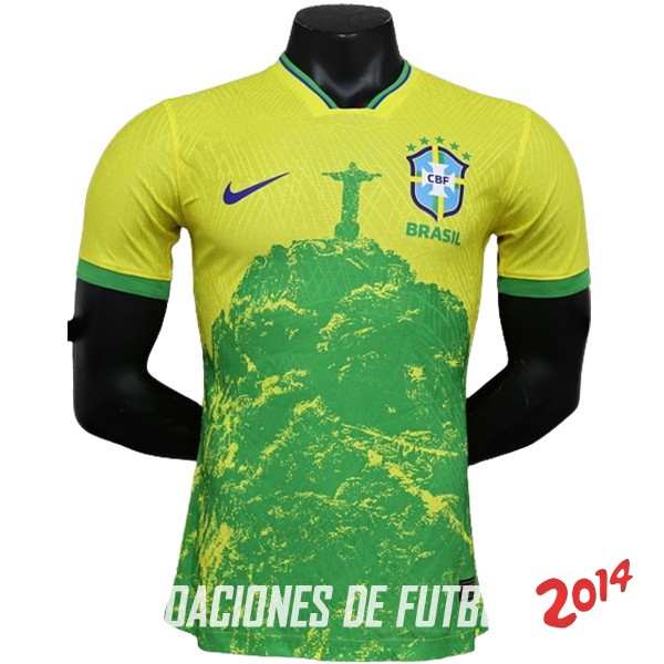 Tailandia Jugadores Camiseta Del Brasil Especial 2023 Amarillo