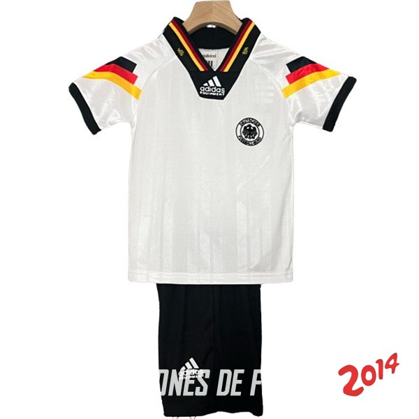 Camiseta Del Conjunto Completo Alemania Retro Nino Primera 1992