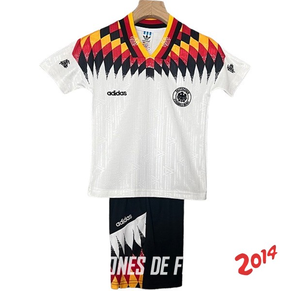 Camiseta Del Conjunto Completo Alemania Retro Nino Primera 1994