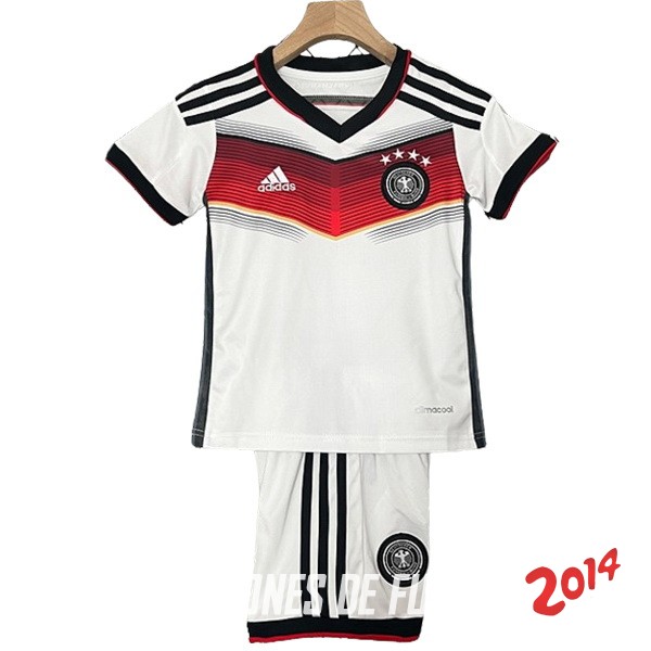 Camiseta Del Conjunto Completo Alemania Retro Nino Primera 2014
