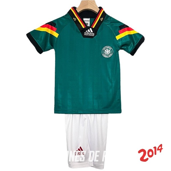 Camiseta Del Conjunto Completo Alemania Retro Segunda 1992