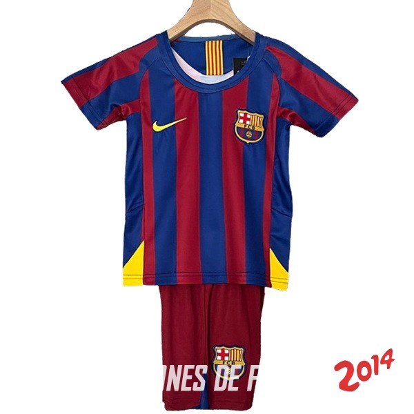 Camiseta Del Conjunto Completo Barcelona Retro Nino Primera 2005/2006