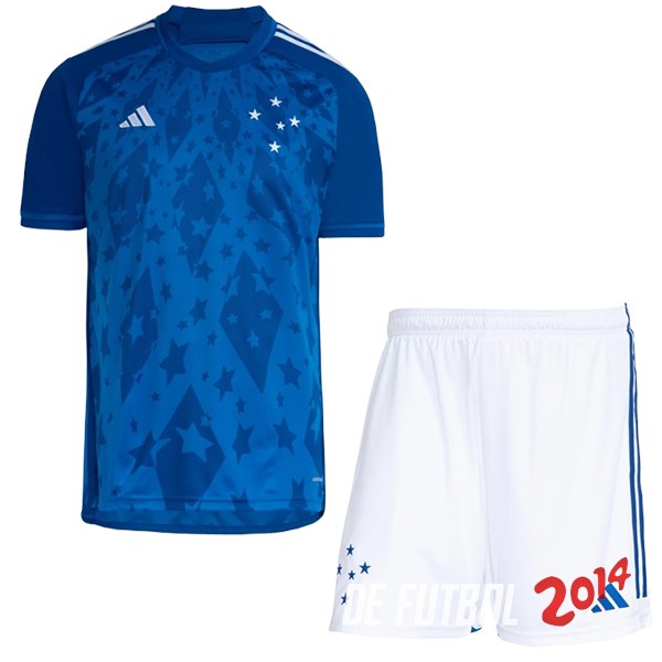 Camiseta Del Conjunto Completo Cruzeiro Nino Primera 2024/2025