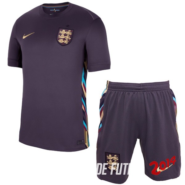 Camiseta Del Conjunto Completo Inglaterra Nino Segunda 2024