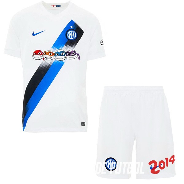 Camiseta Del Conjunto Completo Inter Milan Nino Segunda 2023/2024 I