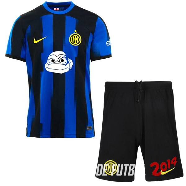 Camiseta Del Conjunto Completo Inter Milan Nino Primera 2023/2024