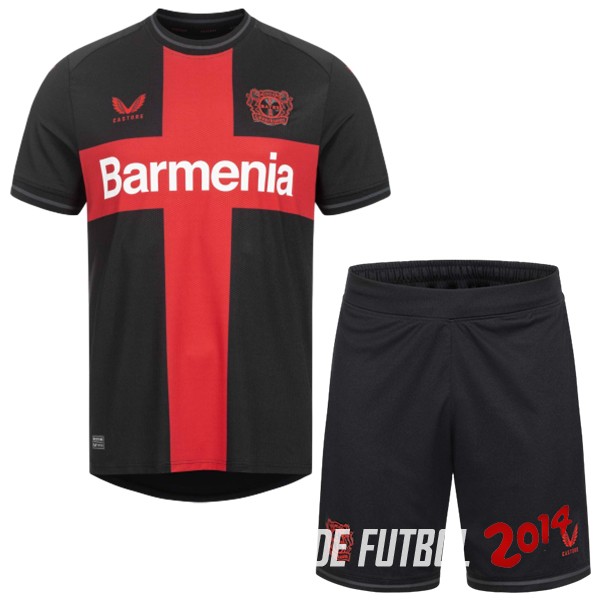 Camiseta Del Conjunto Completo Leverkusen Nino Tercera 2023/2024