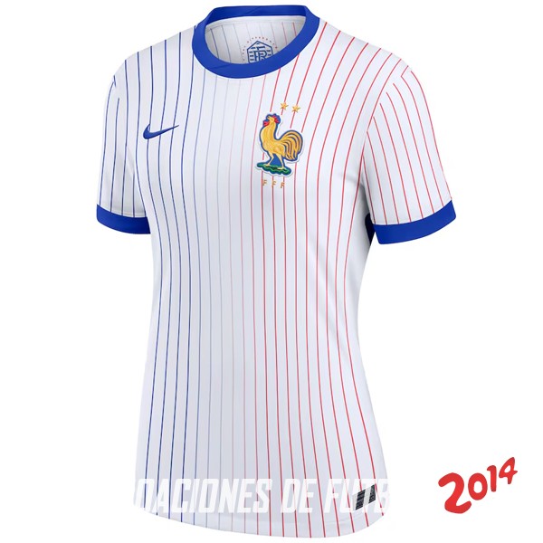 Camiseta Mujer Francia Segunda 2024