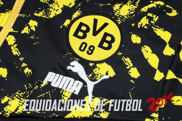 Chaqueta Con Capucha Borussia Dortmund 2023/2024 Negro I Amarillo
