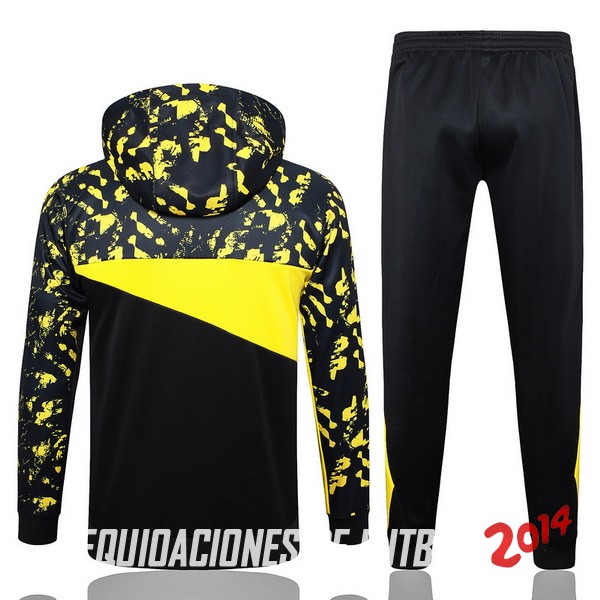 Chaqueta Con Capucha Borussia Dortmund 2023/2024 Negro I Amarillo