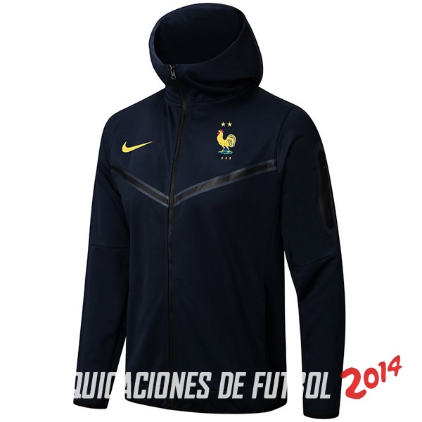 Chaqueta Con Capucha Francia 2024 Negro