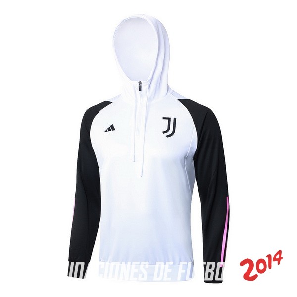 Chaqueta Con Capucha Juventus 2023/2024 Blanco Negro Rosa