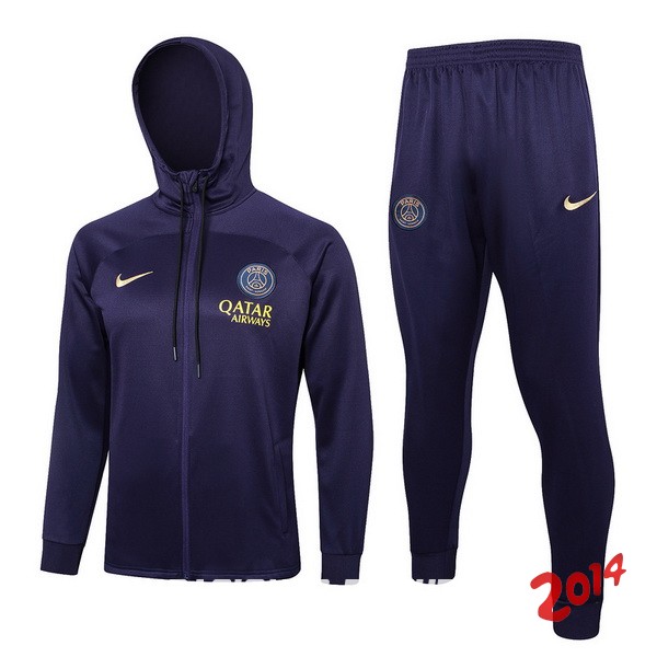 Conjunto Completo Chaqueta Con Capucha Paris Saint Germain 2023/2024 Purpura