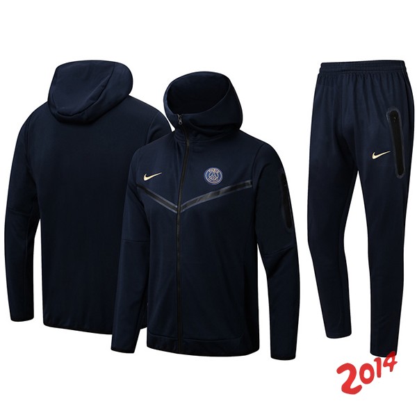 Conjunto Completo Chaqueta Con Capucha Paris Saint Germain 2024/2025 Negro