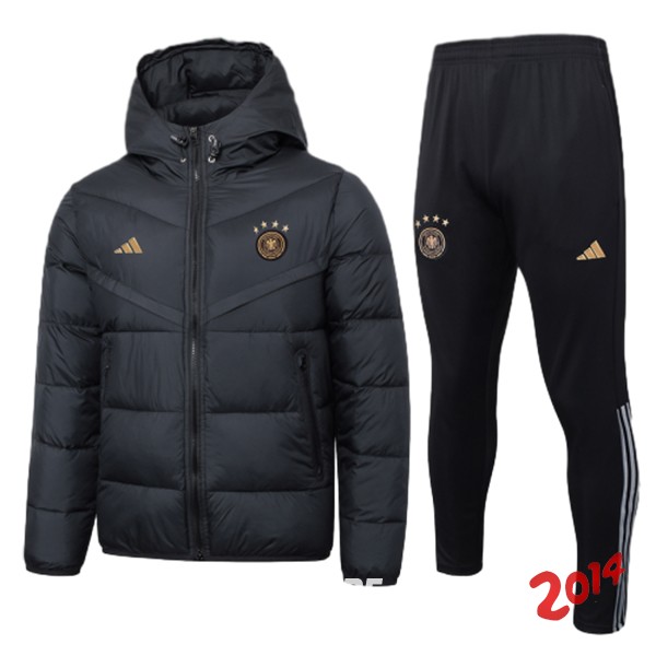 Conjunto Completo Chaqueta De Algodon Alemania 2023 Negro