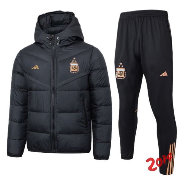 Conjunto Completo Chaqueta De Algodon Argentina 2023 I Negro