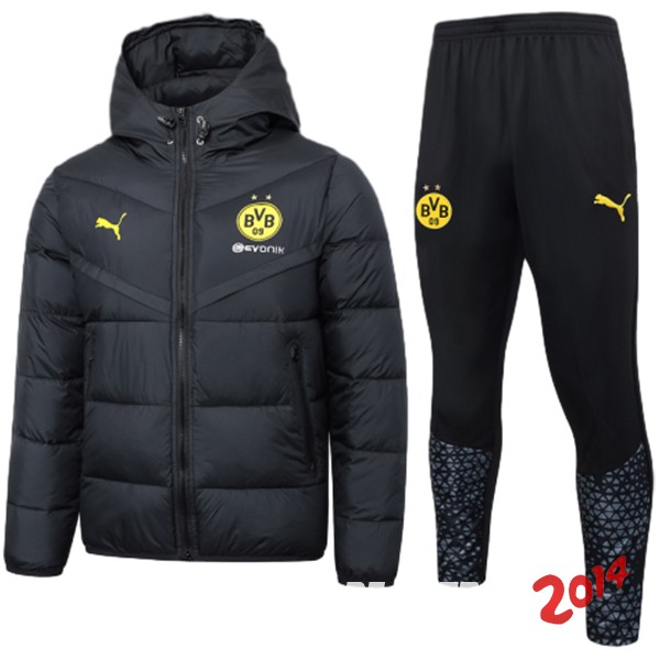 Conjunto Completo Chaqueta De Algodon Borussia Dortmund 2023/2024 Negro