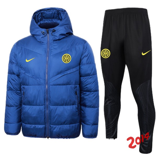Conjunto Completo Chaqueta De Algodon Inter Milan 2023/2024 Azul Negro