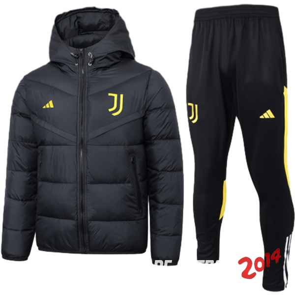Conjunto Completo Chaqueta De Algodon Juventus 2023/2024 Negro