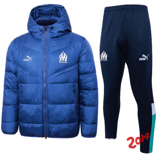 Conjunto Completo Chaqueta De Algodon Marsella 2023/2024 Azul Negro