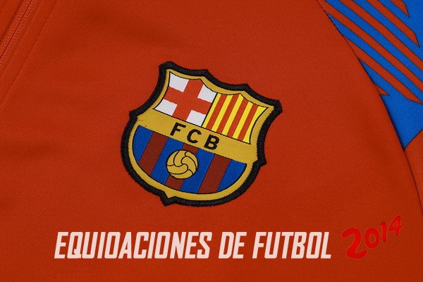 Conjunto Completo Ropa Deportiva Con Cremallera Larga Barcelona 2023/2024 Rojo Azul