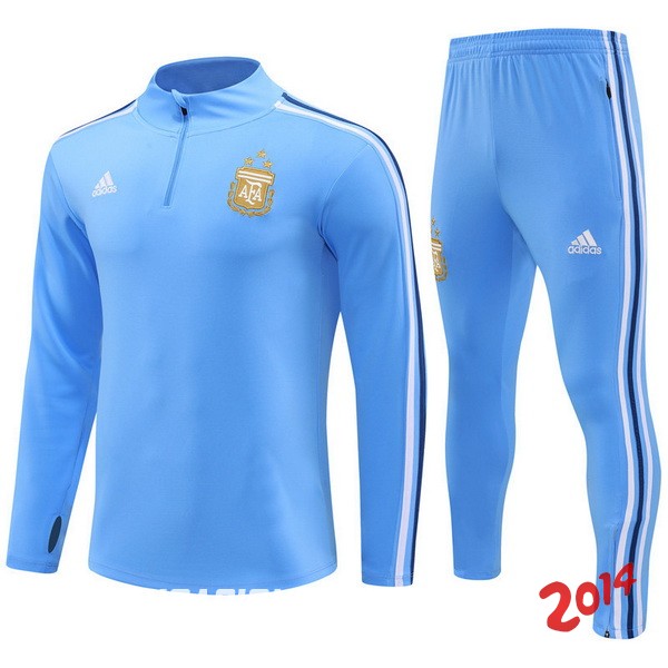 Conjunto Completo Sudadera Entrenamiento Argentina 2023 I Azul
