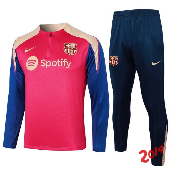 Conjunto Completo Sudadera Entrenamiento Barcelona 2024/2025 Rosa Azul