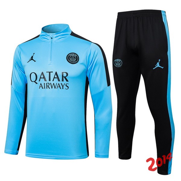 Conjunto Completo Sudadera Entrenamiento Paris Saint Germain 2023/2024 Azul II Negro